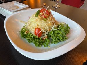 Papaya Salad at Laksana Thai Cuisine in San Jose