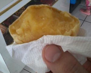 Potato bread with manioc starches, imitating the traditional Brazilian cheese bread. at Semente de Girassol in Curitiba