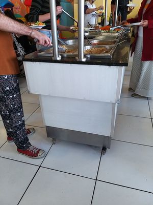 Buffet at Semente de Girassol in Curitiba