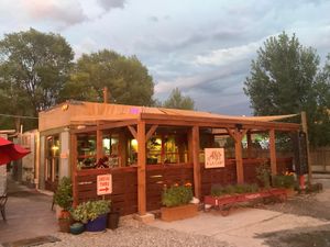 The restaurant  at Alys A La Cart in Taos