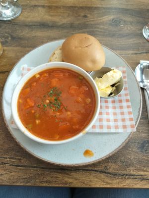 Vegan Vegetable Soup  at 3 Hammers Bar & Bistro Ltd in Wolverhampton