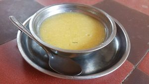 soup at Santuario del Yoga in Cartagena