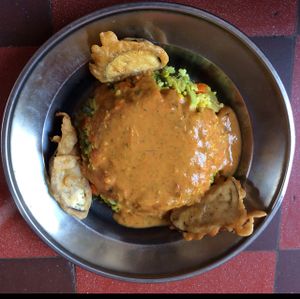 Paella  at Santuario del Yoga in Cartagena