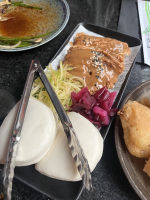 Bean curd DIY bao  at Rice Queen in Fitzroy