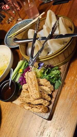 Crispy inari pancakes at Rice Queen in Fitzroy