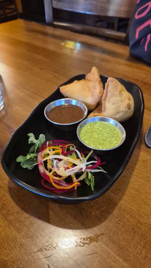 Samosas at Everest Sherpa Restaurant in Ann Arbor