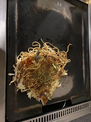   at Surugamachi's Okonomiyakiya in Nara