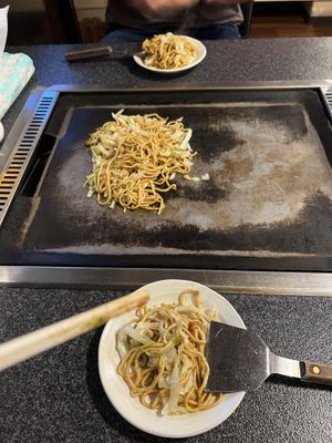 Vegan yakisoba    at Surugamachi's Okonomiyakiya in Nara