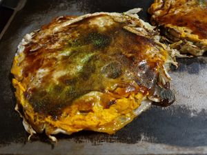 Yummy ! at Surugamachi's Okonomiyakiya in Nara