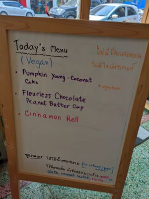 Menu at JP Plant-Based Nutrition in Udon Thani