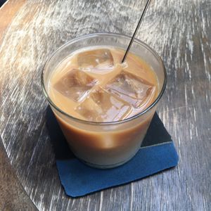 Caffe latte  at Beach Muffin in Zushi