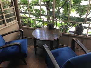 seating area at Beach Muffin in Zushi