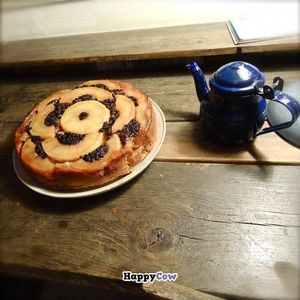 this was a dessert I had a few months ago, apple something cake and its vegan! at Beach Muffin in Zushi