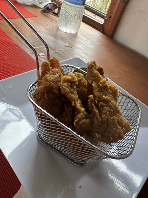 Oyster mushroom petals - absolutely incredible   at Soigné Vegan Garden in St Johns