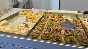 Different rolls  at Cinnamood in Leipzig