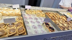 Different rolls  at Cinnamood in Leipzig