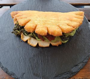 Panzerotto Vegan at Lumos in Fuerteventura