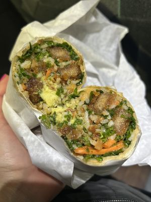Chipotle wrap   at Just Salad in Boston
