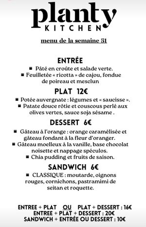  at Planty Kitchen in Clermont-ferrand