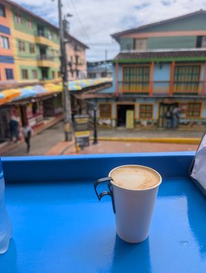 As they forgot our coffees we asked them to go at Cafe La Viña in Guatape