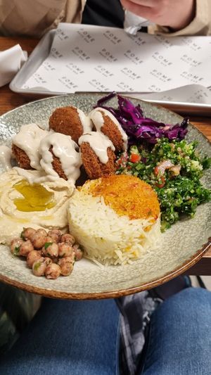 Falafel bowl at Orient Foodbar in Klagenfurt