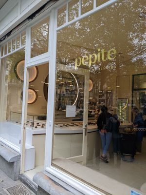 outside at Pepite in Brussels