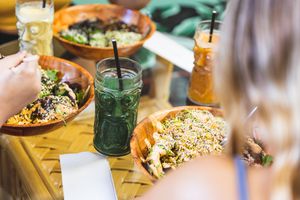 Enjoy our dining area at Plant Based Paradise - Kaka'ako in Honolulu