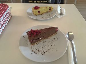 Amazing cakes at Rawdia in Bucharest