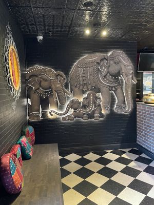 Beautiful decorations   at Annalakshmi in Hamilton