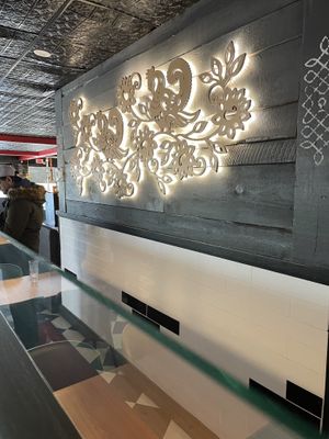 Beautiful decorations   at Annalakshmi in Hamilton