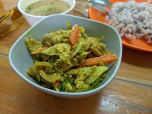 Curry chickn at Vegetarian Food Health Kitchen - ครัวสุขภาพอาหารเจ อ in Udon Thani