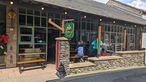 Outside seating at The Botanical Kitchen in Bowness-on-windermere