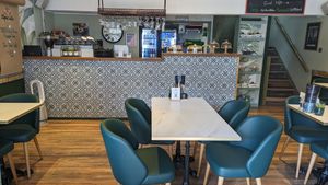 Indoor seating at The Botanical Kitchen in Bowness-on-windermere