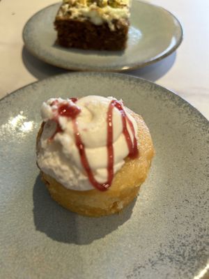 Victoria sponge cake   at The Botanical Kitchen in Bowness-on-windermere
