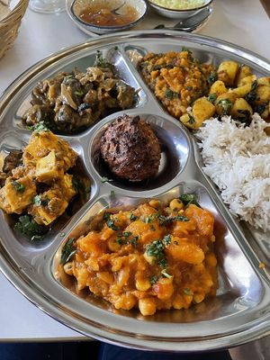 THALI Night Dishes at The Botanical Kitchen in Bowness-on-windermere