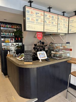 Counter   at Shotwave Coffee in North West London