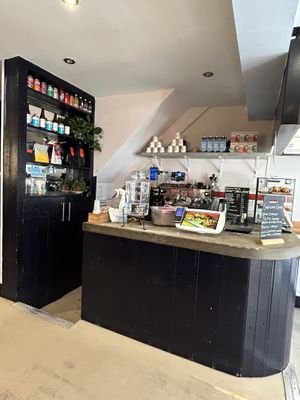 Counter   at Shotwave Coffee in North West London