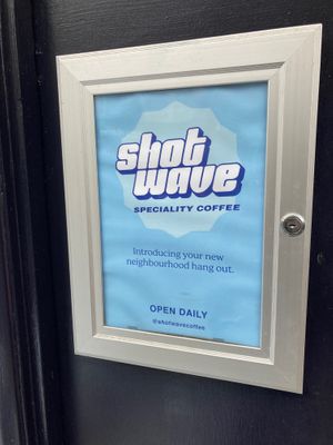 at Shotwave Coffee in North West London
