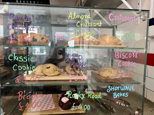 Cakes, pastries and cookies available   at Shotwave Coffee in North West London