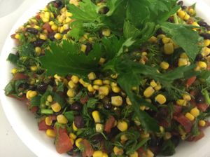 BLACK BEAN ORGANIC CORN SALSA at Vegan Take Out Plus in Tampa