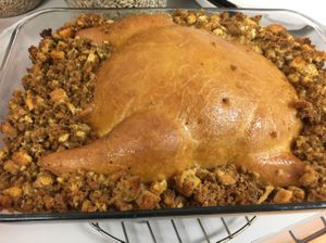 TURKEY STUFFING AND GRAVY at Vegan Take Out Plus in Tampa