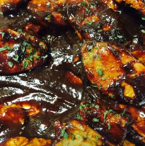 BBQ Wings at Vegan Take Out Plus in Tampa