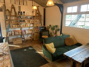 Seating areas   at Seasons Bakery in Ingleton