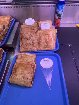 Vegan Slice selection   at Seasons Bakery in Ingleton