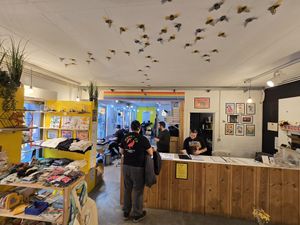 Interior at L'Abeille Blanche in Brussels