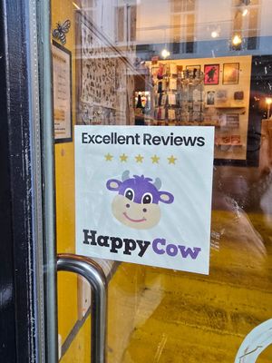 Gave a window sticker and was immediately put up! at L'Abeille Blanche in Brussels