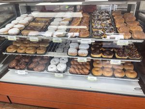 All vegan besides apple fritter  at Le Cave's in Tucson