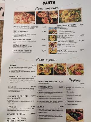 Carta at El Jardinet Secret in Mataro