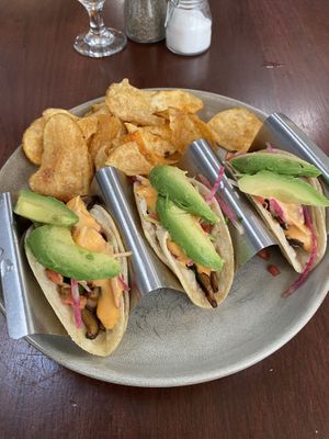 Vegan Mushroom Tacos   at Prairie Kitchen & Bar in Minneapolis