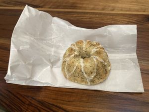 Vegan lemon Bundt cake  at Cardigan Donuts - City Center in Minneapolis